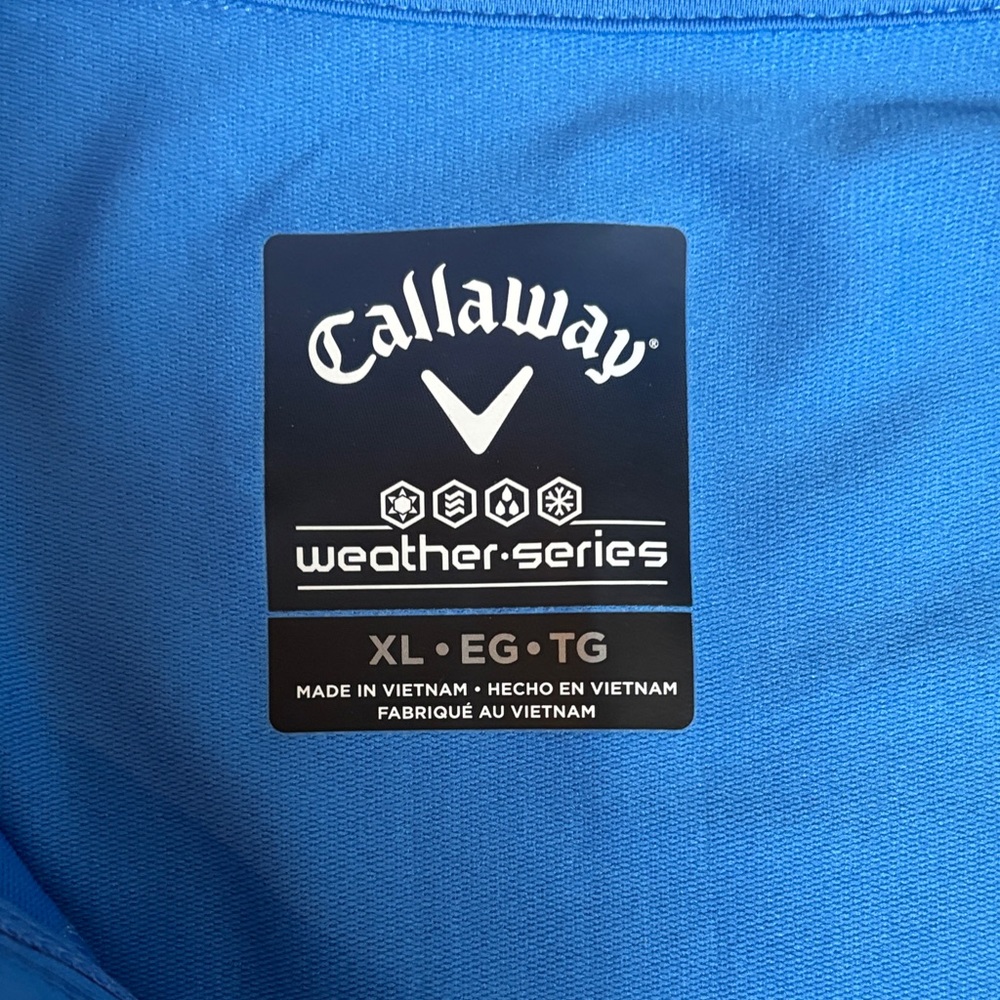 Callaway Men's Performance Jacket in Vibrant Blue - Picture 3 of 3